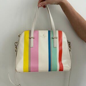 Kate Spade New York Striped Satchel - Multicoloured